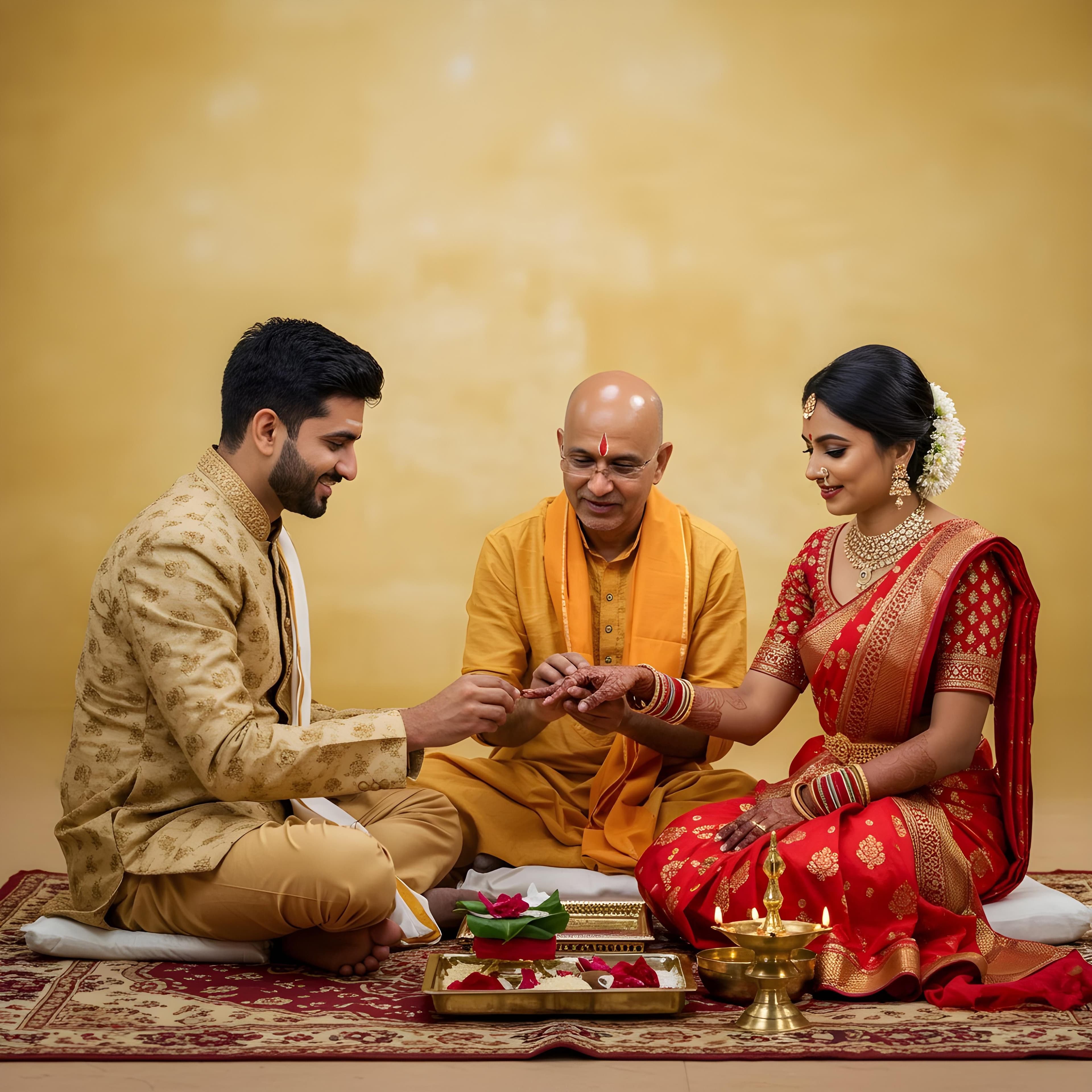 Engagement Puja / Sagai