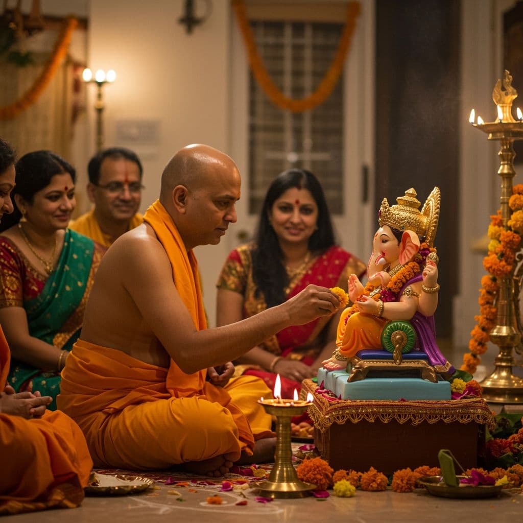 Murti Pran Pratishta At Home
