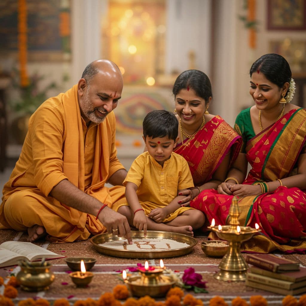 Vidyarambham (Patti Puja)